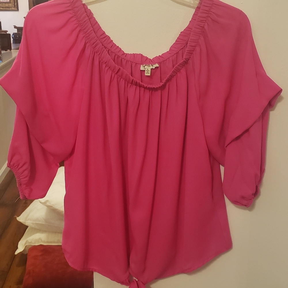 Pink blouse